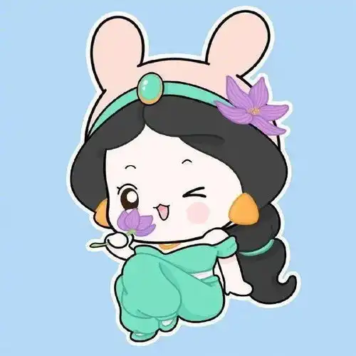 手绘闺蜜头像