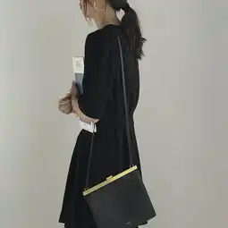heygirl黑哥短袖黑色连衣裙女气质收腰显...
