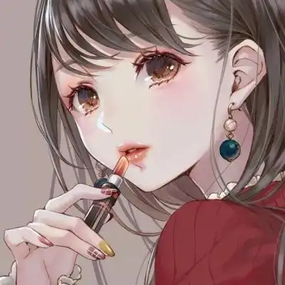 绽放魅力的手绘女生头像,全部是高清的精品