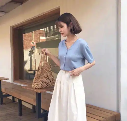 最适合短发女孩的3种搭配,14款衣服每一套都超美,回头率爆表