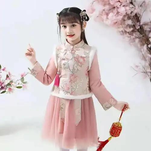 儿童旗袍,美女要从小开始