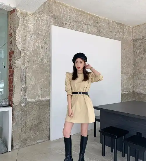 上班何必总穿长裤不妨试试气质又时髦的衬衫裙,秒变职场女精英