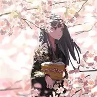 日系动漫和服少女个性头像为何我的真心你听不到