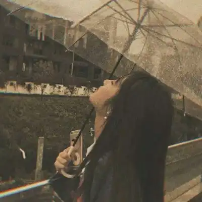原宿风暗黑系女生头像真人孤独堕落女生头像高冷