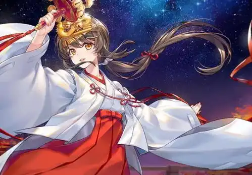 日漫中这些古典神秘的巫女,穿着巫女服的时候简直美翻了