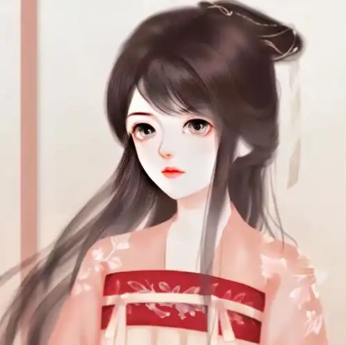 古风女生头像和你一起喝咖啡时,我从来不放糖,因为你,糖分超标