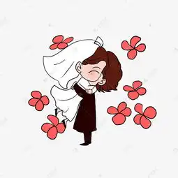 浪漫婚礼新郎新娘插画素材图片免费下载高清psd千库网图片编号11348040
