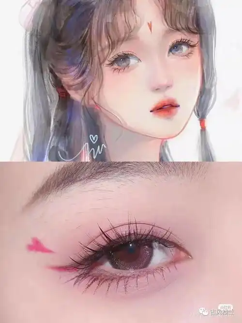 古风插画仿妆集美们可以尝试一下的真仙气飘飘