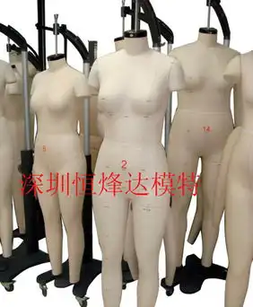制衣裁剪模特,制衣板房模特,欧美裁剪模特