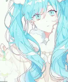 好看的蓝色的头像女生的