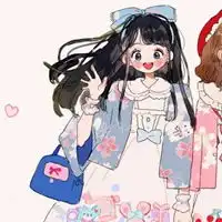 百合cp头像一左一右好闺蜜百合cp头像