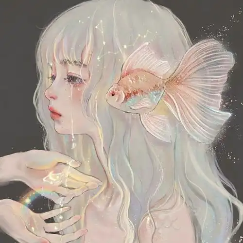 头像长这样才叫仙女