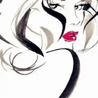 素描铅笔画美女头像,素颜的美丽是最真实的