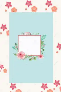 米色手绘清新女装上新小花背景图片免费下载广告背景psd千库网图片编号5453782