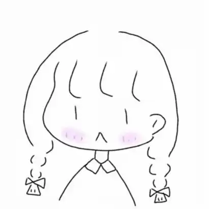 手绘简笔q版头像女生,这么好的菇凉你会必爱的