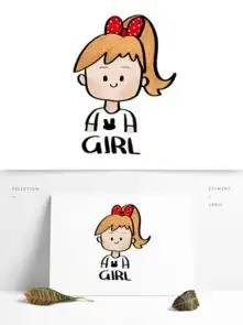 图片免费下载小女孩头像素材小女孩头像模板千图网